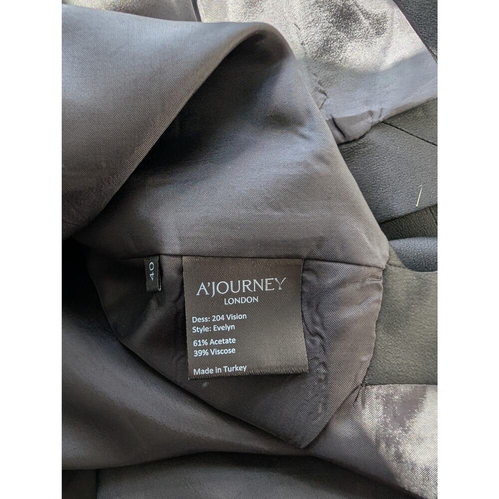 A'Journey London Satin Black Blazer EU 40 / US Medium - Picture 5 of 5